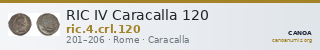 RIC IV Caracalla 120 — CANOA