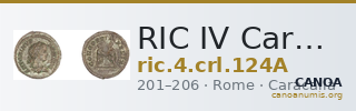 RIC IV Caracalla 124A — CANOA