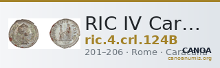 RIC IV Caracalla 124B — CANOA