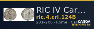 RIC IV Caracalla 124B — CANOA