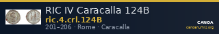 RIC IV Caracalla 124B — CANOA