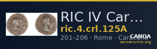 RIC IV Caracalla 125A — CANOA