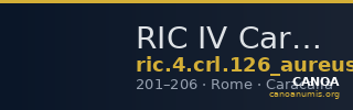 RIC IV Caracalla 126 (aureus) — CANOA