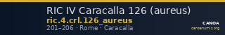 RIC IV Caracalla 126 (aureus) — CANOA