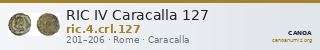 RIC IV Caracalla 127 — CANOA