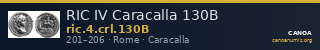 RIC IV Caracalla 130B — CANOA