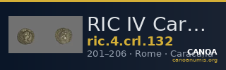 RIC IV Caracalla 132 — CANOA