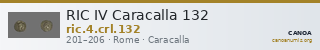 RIC IV Caracalla 132 — CANOA