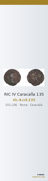 RIC IV Caracalla 135 — CANOA