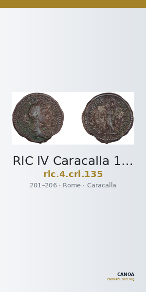 RIC IV Caracalla 135 — CANOA