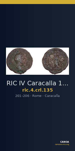 RIC IV Caracalla 135 — CANOA