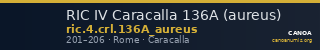 RIC IV Caracalla 136A (aureus) — CANOA