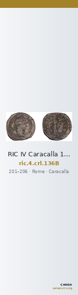 RIC IV Caracalla 136B — CANOA
