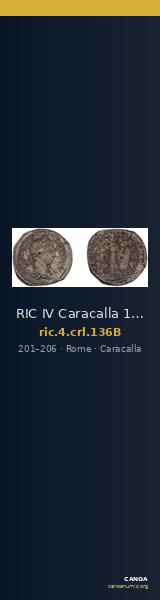 RIC IV Caracalla 136B — CANOA
