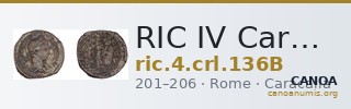RIC IV Caracalla 136B — CANOA