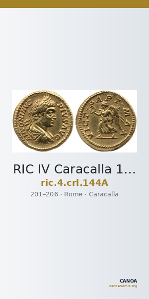 RIC IV Caracalla 144A — CANOA