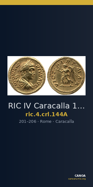 RIC IV Caracalla 144A — CANOA