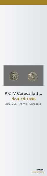 RIC IV Caracalla 144B — CANOA