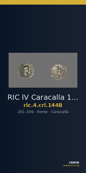 RIC IV Caracalla 144B — CANOA