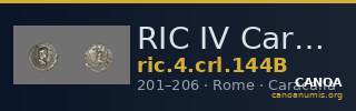 RIC IV Caracalla 144B — CANOA