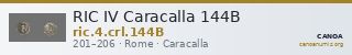 RIC IV Caracalla 144B — CANOA