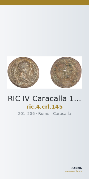 RIC IV Caracalla 145 — CANOA