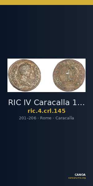 RIC IV Caracalla 145 — CANOA
