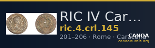 RIC IV Caracalla 145 — CANOA