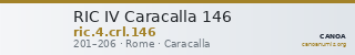 RIC IV Caracalla 146 — CANOA