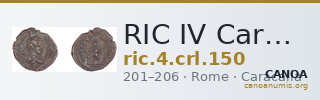 RIC IV Caracalla 150 — CANOA