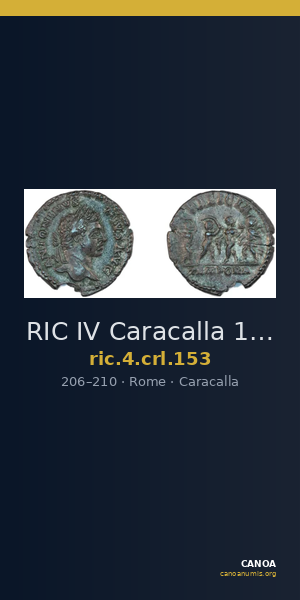 RIC IV Caracalla 153 — CANOA