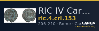 RIC IV Caracalla 153 — CANOA