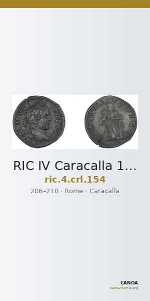 RIC IV Caracalla 154 — CANOA