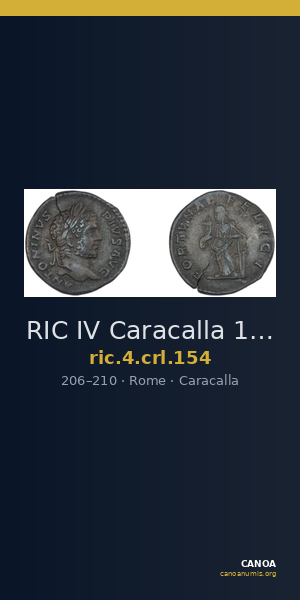 RIC IV Caracalla 154 — CANOA