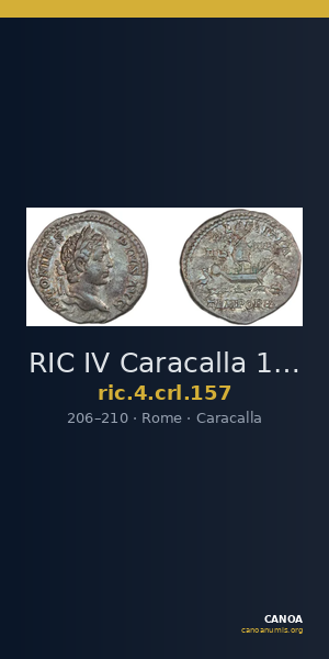 RIC IV Caracalla 157 — CANOA