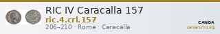 RIC IV Caracalla 157 — CANOA