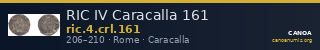 RIC IV Caracalla 161 — CANOA