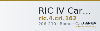 RIC IV Caracalla 162 — CANOA