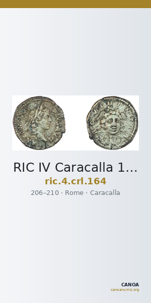 RIC IV Caracalla 164 — CANOA
