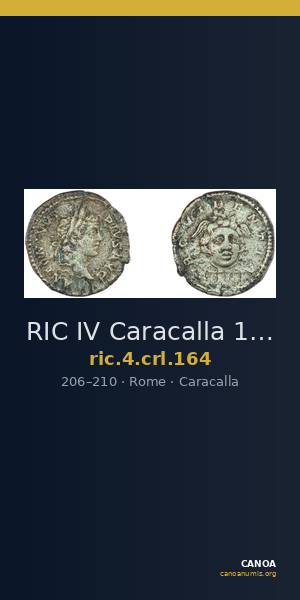 RIC IV Caracalla 164 — CANOA
