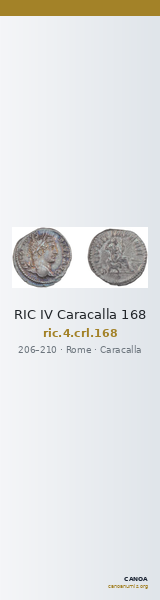 RIC IV Caracalla 168 — CANOA