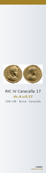 RIC IV Caracalla 17 — CANOA
