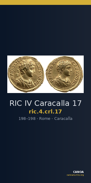 RIC IV Caracalla 17 — CANOA