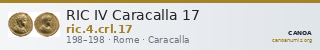 RIC IV Caracalla 17 — CANOA