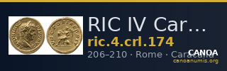 RIC IV Caracalla 174 — CANOA