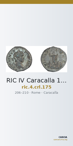 RIC IV Caracalla 175 — CANOA