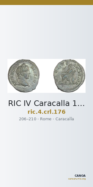 RIC IV Caracalla 176 — CANOA