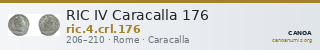 RIC IV Caracalla 176 — CANOA