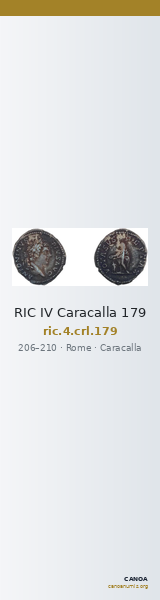 RIC IV Caracalla 179 — CANOA