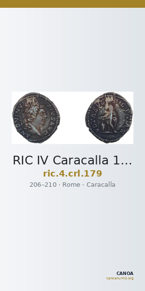 RIC IV Caracalla 179 — CANOA